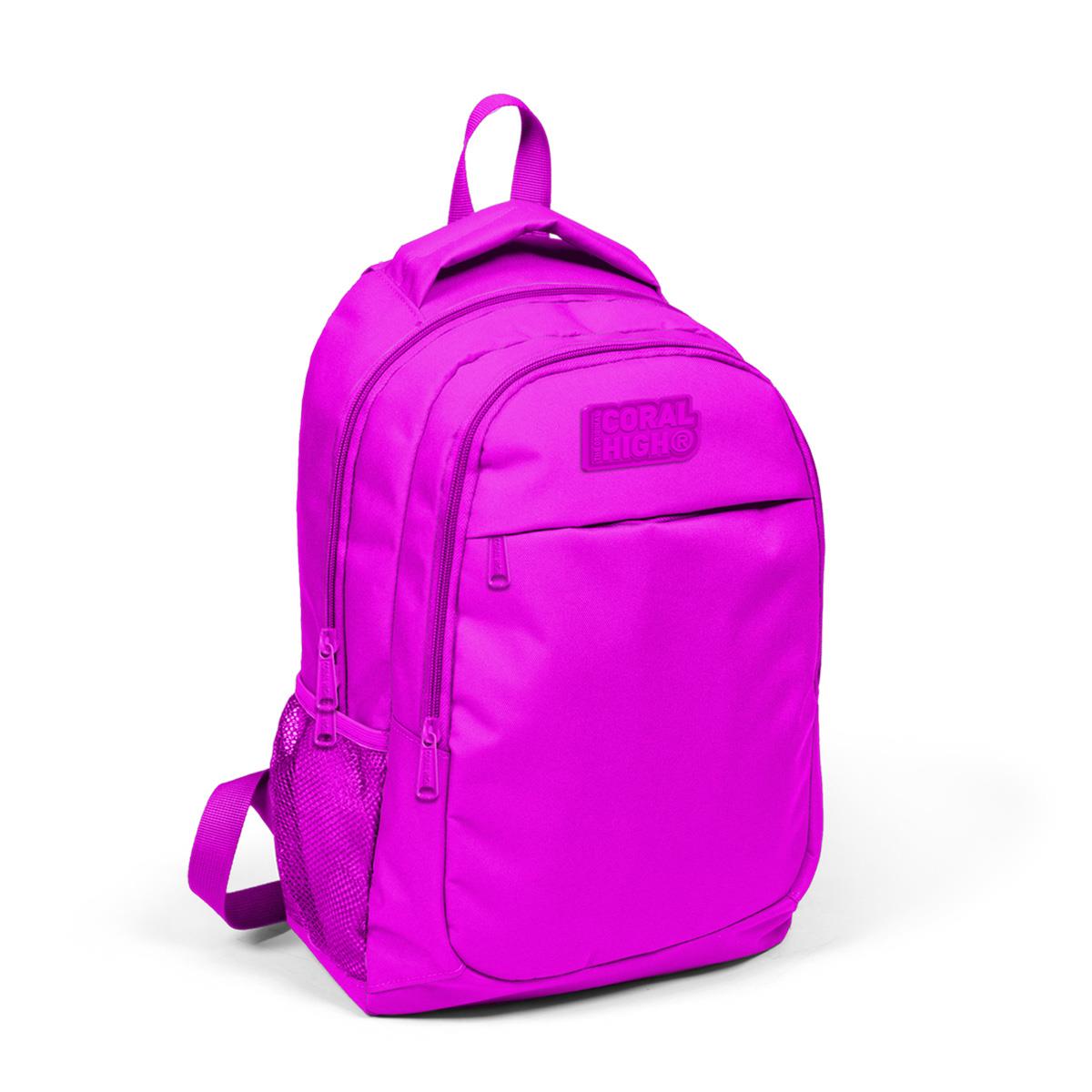 

Розовый школьный рюкзак с тремя отделениями Coral High Kids 14396