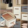 1-3PC Gift for Neat Freaks Storage Box Oxford Cloth Drawer Style No Divider Large Capacity Organizer for Shirts Pants Underwear