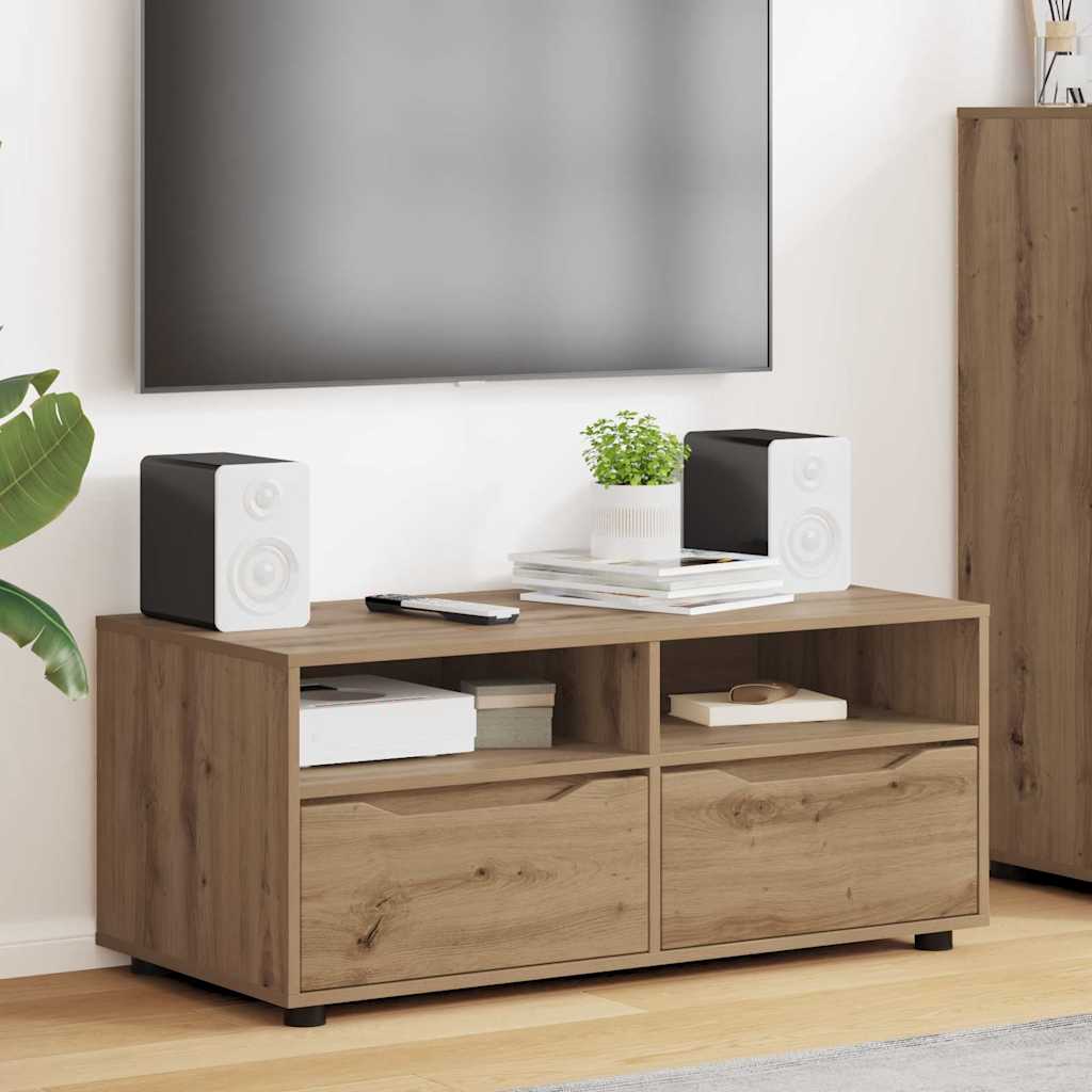 TV Stand Artisan Oak 100 x 48 x 43 cm Particleboard