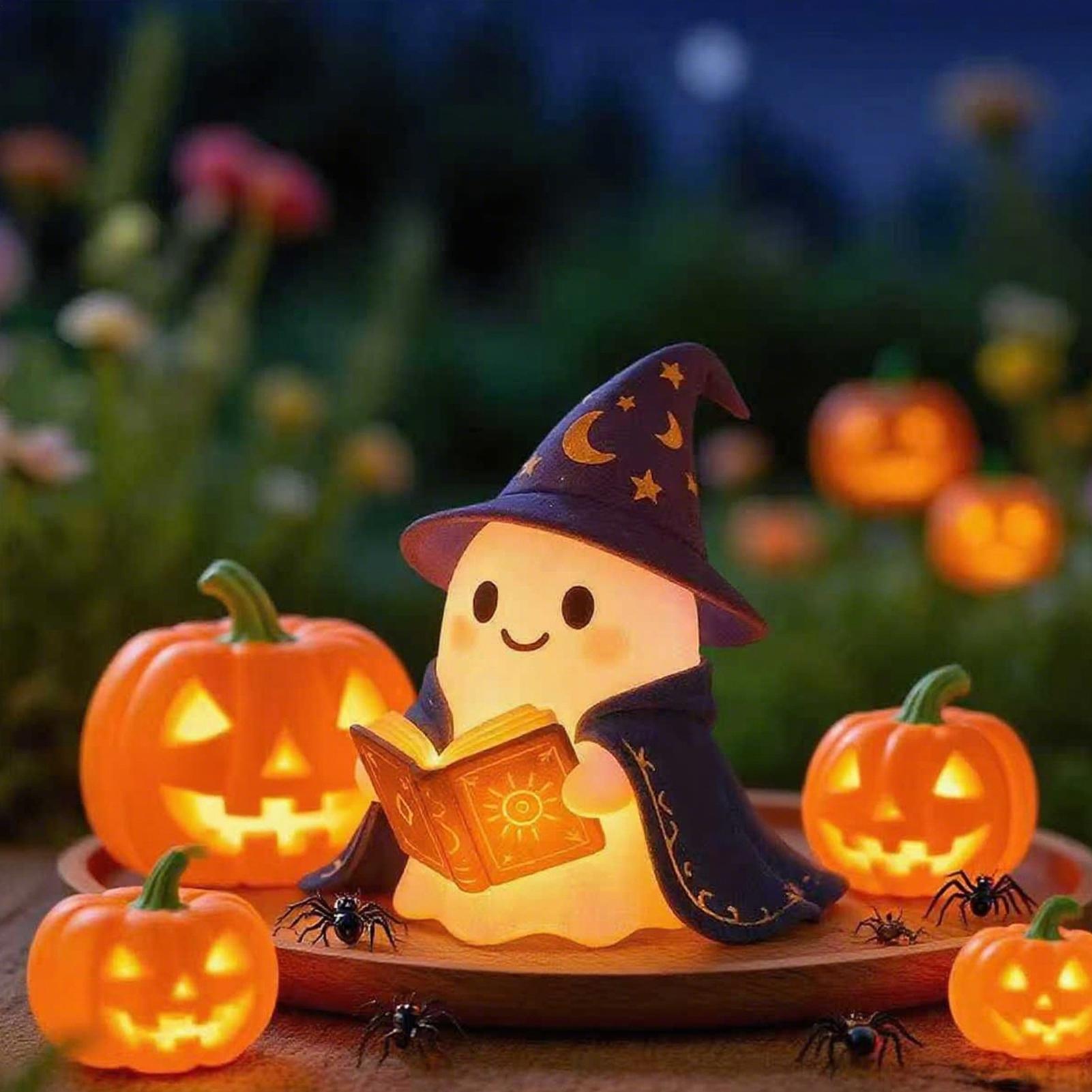 

Halloween Light Spooky Night Light LED Lighting Decorations Scary Reading Book Design For Kids Holiday Room Mantle Bedroom China Mainland