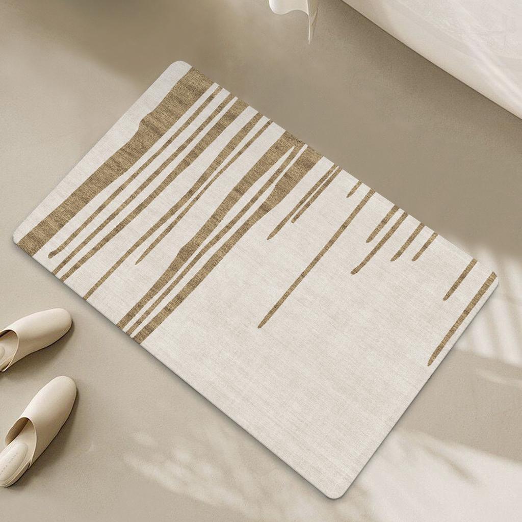 

Europe Style Simple Stripe Carpet Living Room Sofa Bedroom Study Bathroom Entrance Door Mat Non-slip Fashion Home Decor Rug 40x60cm