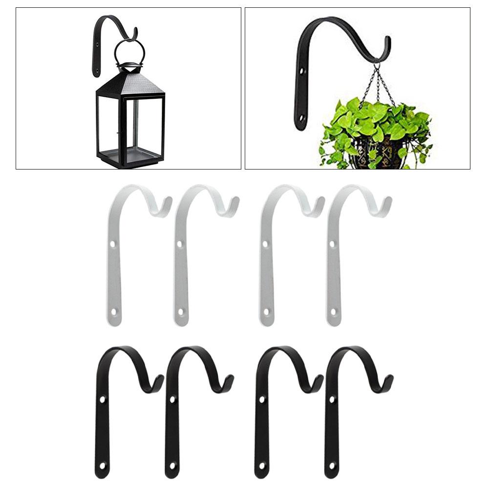 4PCS Plant Bracket 70mmx42mmx9mm Black White Hanging