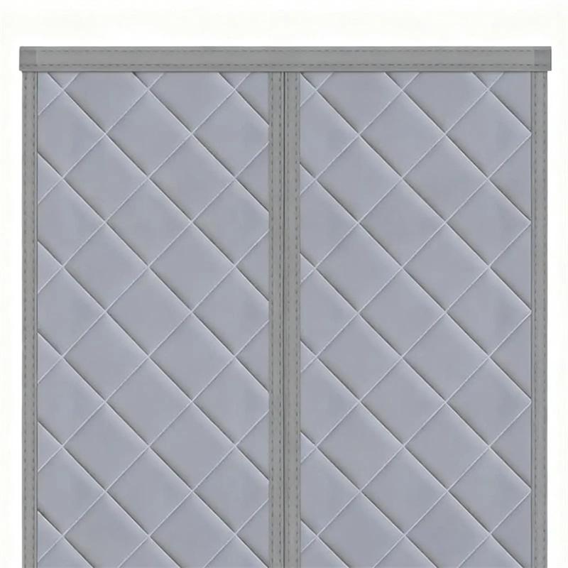 Magnetic Thermal Insulated Door Curtain Energy-Saving Privacy-Protecting Windproof Waterproof Cotton Curtain for Heater Room
