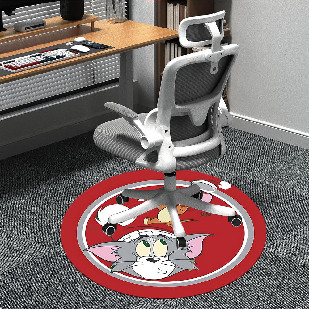 

1pc Tom Jerry Office Round Area Rug,Bedroom Living Room Home Decor, Room Deco a1016084 80cm by 80cm