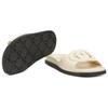 Rubber Sole Slide Slippers Women's Ivory White 816334 US000 9540