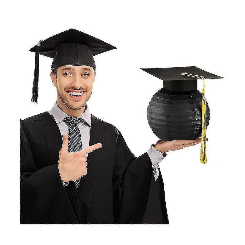 Graduation Cap Hanging Paper Lanterns Grad Cap Paper Lanterns Graduation Lanterns With Black Grad H
