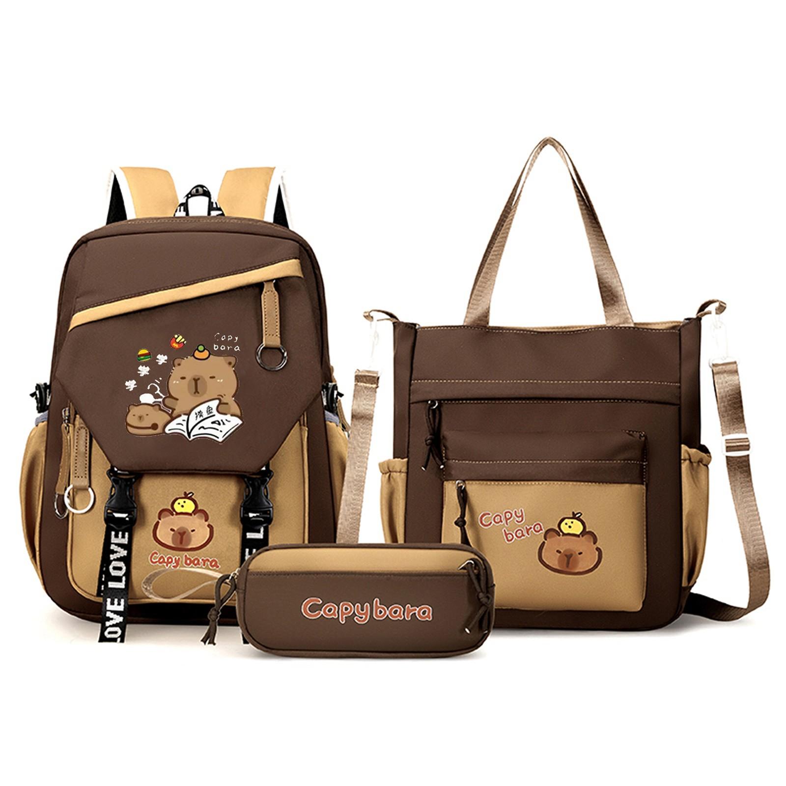 

Мультфильм школьный рюкзак сумка для обеда, пенал легкий обратно в школу принадлежности школьный рюкзак ноутбук большой 15 дюймов рюкзак маленький рюкзак One Size