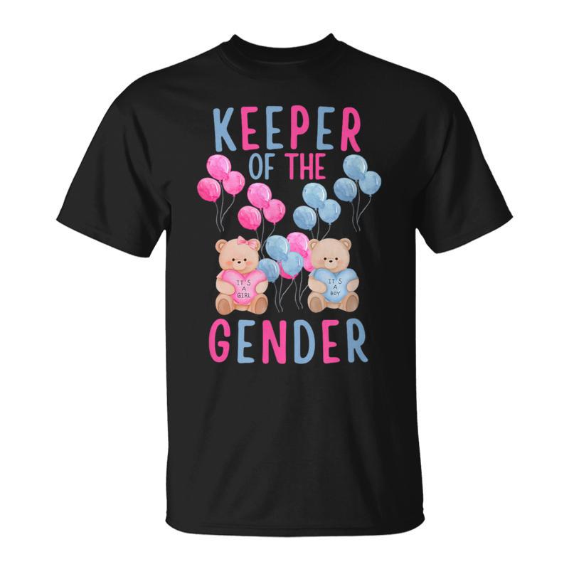 Keeper Of The Gender Reveal Party Gender Reveal Ideas T-Shirt