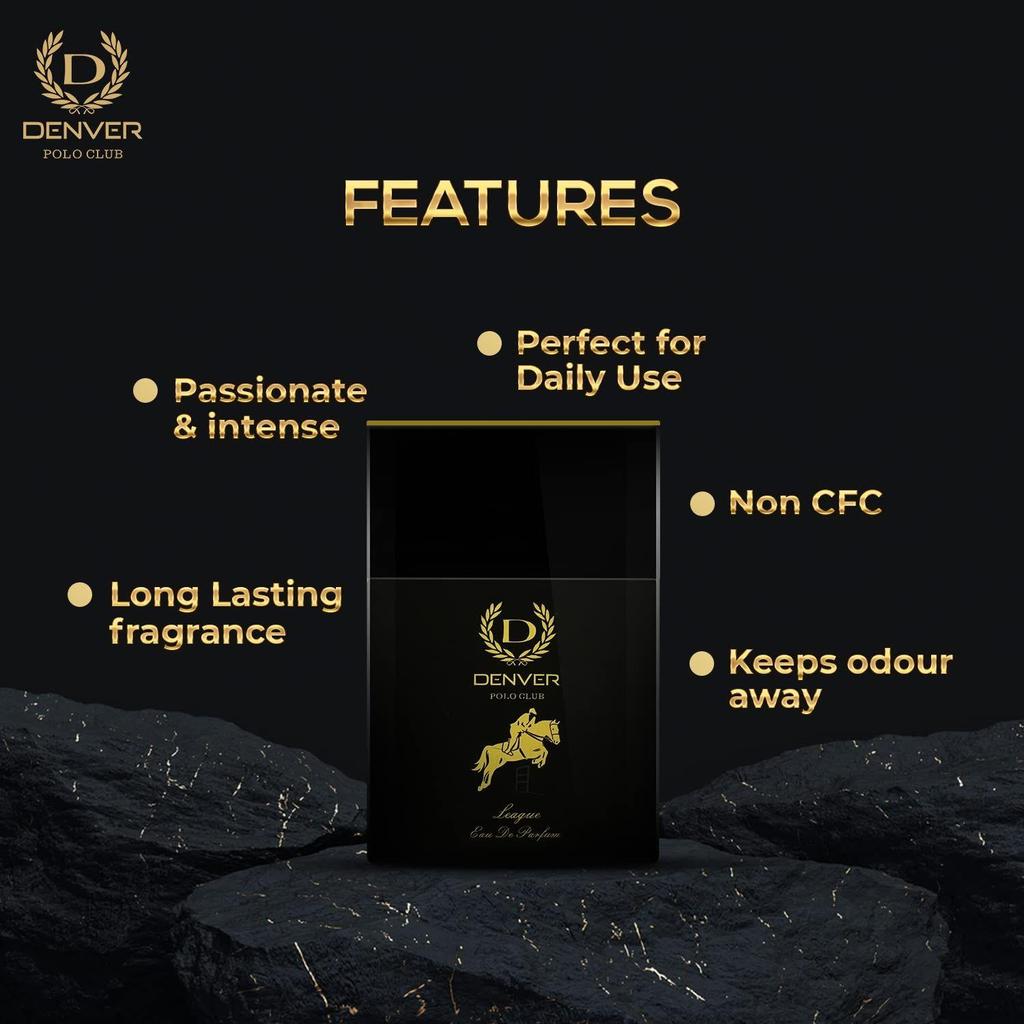 DENVER Sporting Club League Perfume For Men - 60ML |Premium & Long Lasting Perfume| Eau De Parfum