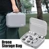 Drone Storage Bag Handheld Flying Camera Accessory Box Splash-proof PU Portable Carrying Case Shoulder Bag for Outdoor Shooting