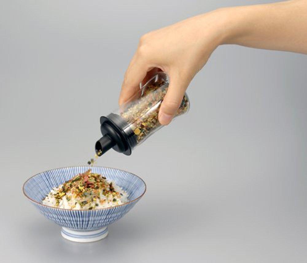 iwaki KT5031-BKF Heat Resistant Glass Sprinkle Bottle Black