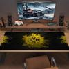 Borussia Großes Mauspad Große Gaming-Tischunterlage Rutschfest Laptop Tablet Großes Mauspad XXL Matte Mini-PC Spielmatte Mit Verriegeltem Rand