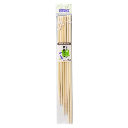 Yamato Bussan Natural Chopsticks Set (27, 30, 33cm) - 3 Pairs
