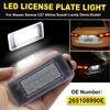 2Pcs Canbus LED License Number Plate Light Lamp For Nissan Serena C27 Altima Suzuki Landy Dacia Duster 265108990E