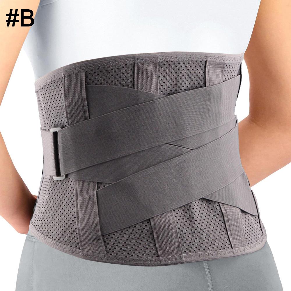 Sports Back Bracket, Relief Waist Support Belt for Lower Back, Worklumbar Support Belt with 4 Ischiatric Agents