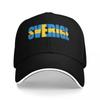 Neue Schweden-Landesflagge Baseballkappen Aktivitäten Snapback-Hut Unisex-Hüte