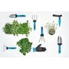 Outils de jardin - Cellfast - ERGO - Multifonction - 8 pièces - Couleur blanche et bleue