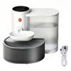 Wireless Cat Water Fountain 3L Capacity Tilt Type Self Refill Automatic Pet Water Fountain for Home White English