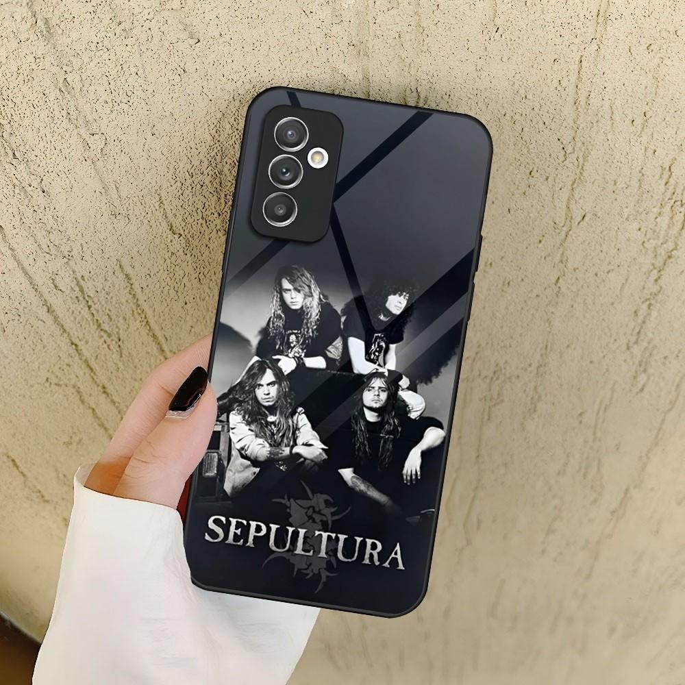 Heavy Metal Band Sepultura Phone Case for Samsung Galaxy S24 S23 S22 S21 S20 A24 A34 A54 A53 Note20 M54 Fe Ultra Plus Glass
