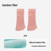 Women's Bamboo Five-Toe Socks - Breathable, Sweat-Absorbing, Antibacterial, Deodorizing, Long Split-Toe Socks for Spring & Summer