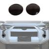 2x Exterior Front Fog Light Lamp Cover Trim Bezel for 4Runner 2014+ Smoked Black