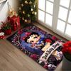 Betty Boop Rug Ideal for Reading Room, Multi-purpose Office Chair Sofa Carpet, Anti-slip Printed Home Area Rug