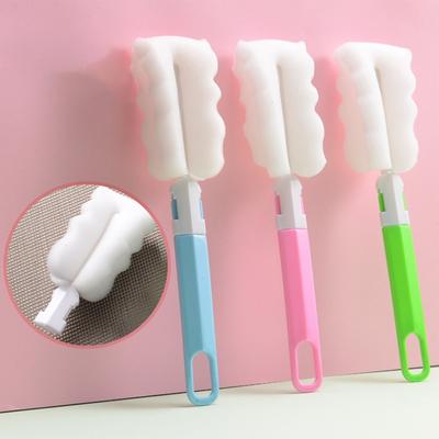 Sponge Brush Bottle Cleaning Detachable Folding Brush Glass