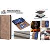 Funda tipo libro para Honor 600 con bloqueo RFID, a prueba de golpes, cartera magnética con soporte y ranuras para tarjetas, compatible con Honor 600