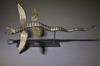 Takeya Style Jizai Okimono Snake Cricket, Rust-Tone Iron, Approx. 405mm, PVC & ABS, Painted Movable Figure, KT-011