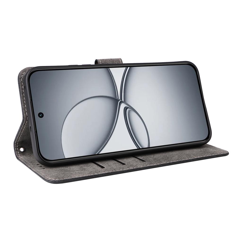 Pro Realme 15T 5G Pouzdro Peněženka RFID Blokování PU Kůže Kryt Telefonu Stojánek s Páskem