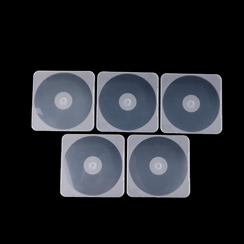 1/2/5 Stücke Transparent Kunststoff Einzelstück CD Fall Verdickt DVD Disc Box