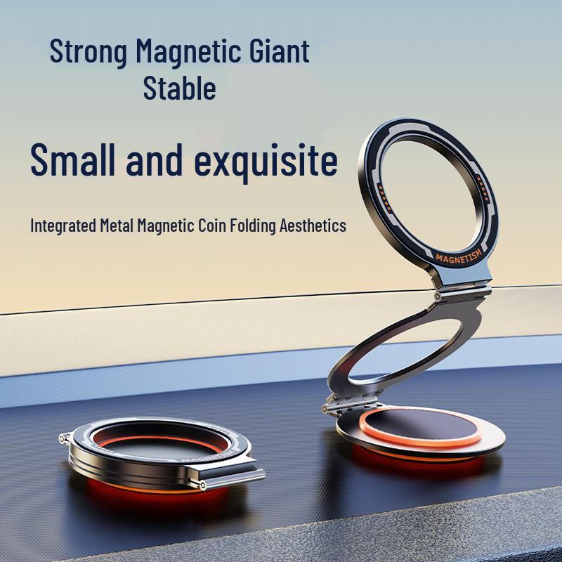Magnetic Car Phone Holder: Magsafe-Compatible, Rotatable Dashboard Mount