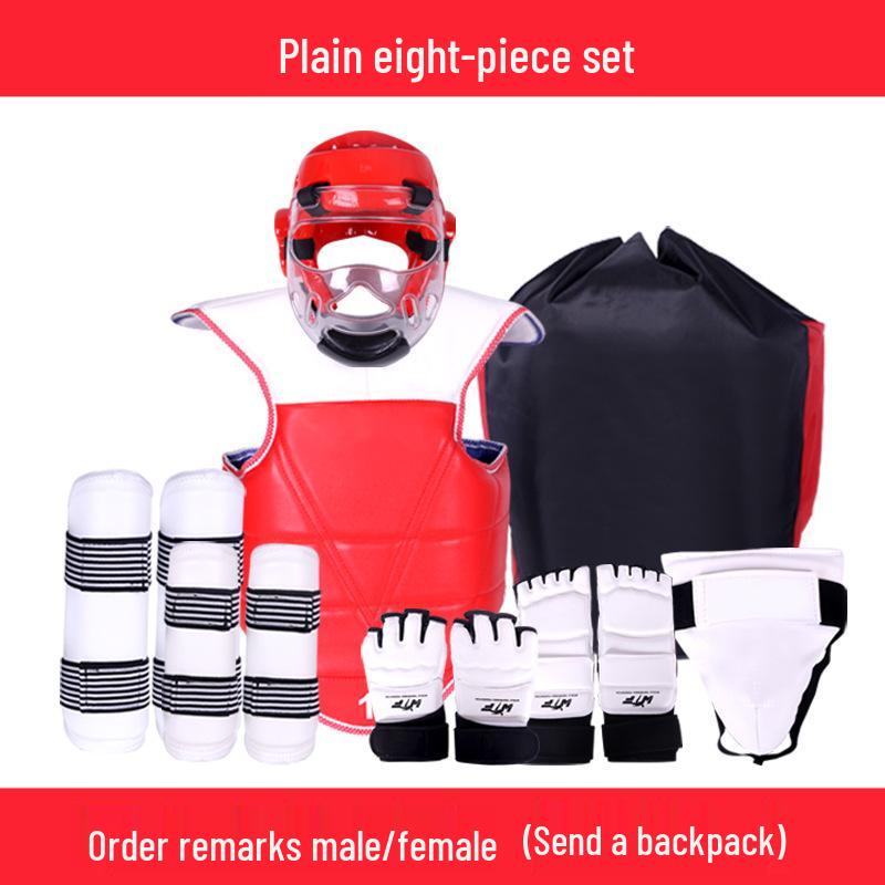 

Универсальный комплект защитной экипировки для тхэквондо - Длинный и утолщенный, 4-8 шт., для соревнований и тренировок M (130-150 cm) Female