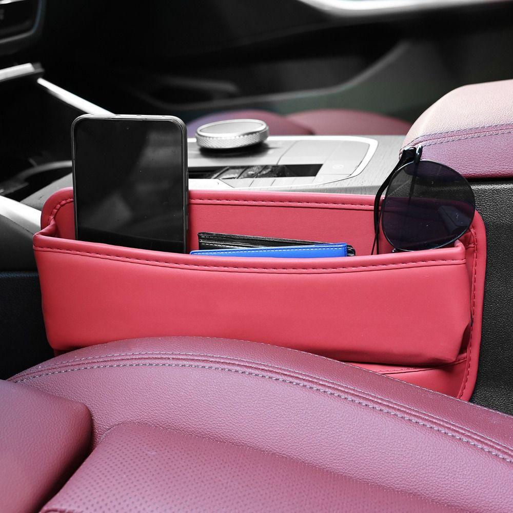 Universal Car Leather Storage Box Large Capacity Car Interior Storage Pocket Auto Accessories