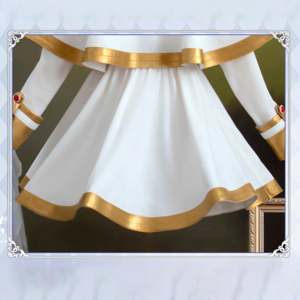 Frieren Cosplay Uniform Set Himmel Cosplay Costume with Wig Fancy Dress Stage Performance Outfit Everyday XL [COSIWO] Wear,