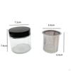 Jewelry Cleaning Jar Stainless Steel Sieve Easy To Carry Container Safe for Beads Small