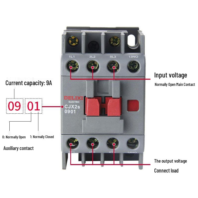 DELIXI CJX2s-0910 AC Contactor