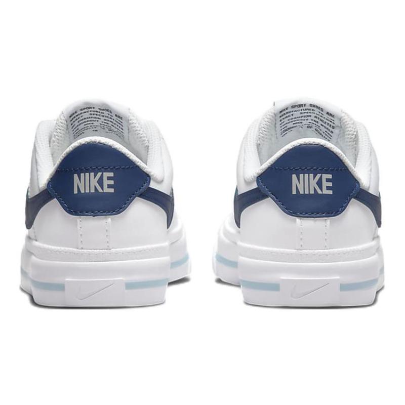 Nike Court Legacy GS 'White Mystic Navy' Sneakers DA5380-113