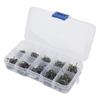 500PCS 10 Sizes Carp Fishing Hooks High Carbon Steel Fly Fishing Hooks  Trout Fishing