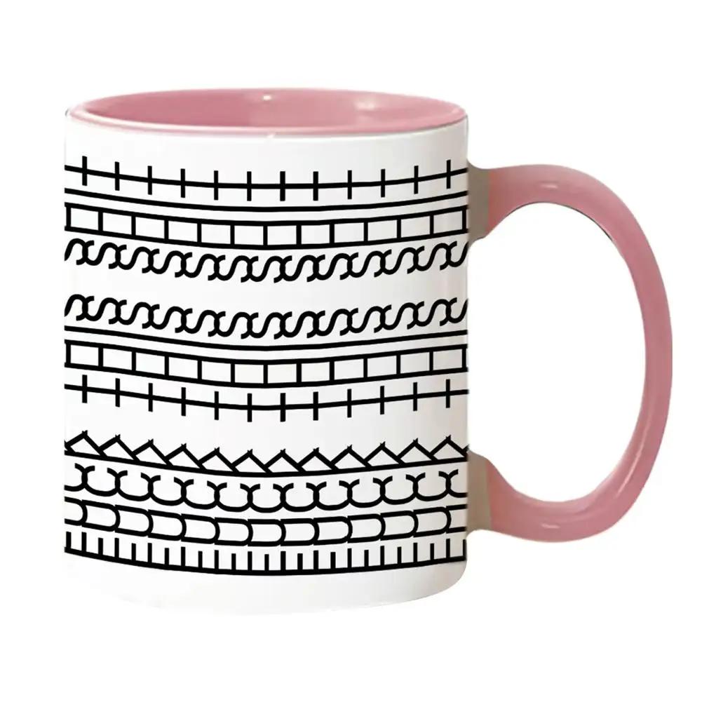 1 pcs Cute Ceramic Coffee Mug Insulated Reusable Cup W0Q4