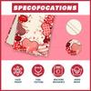 XCHI Love Hearts Valentine's Day Table Runner Table Decoration for Party Home Kitchen Dining Holiday Decor 13x72 Inch
