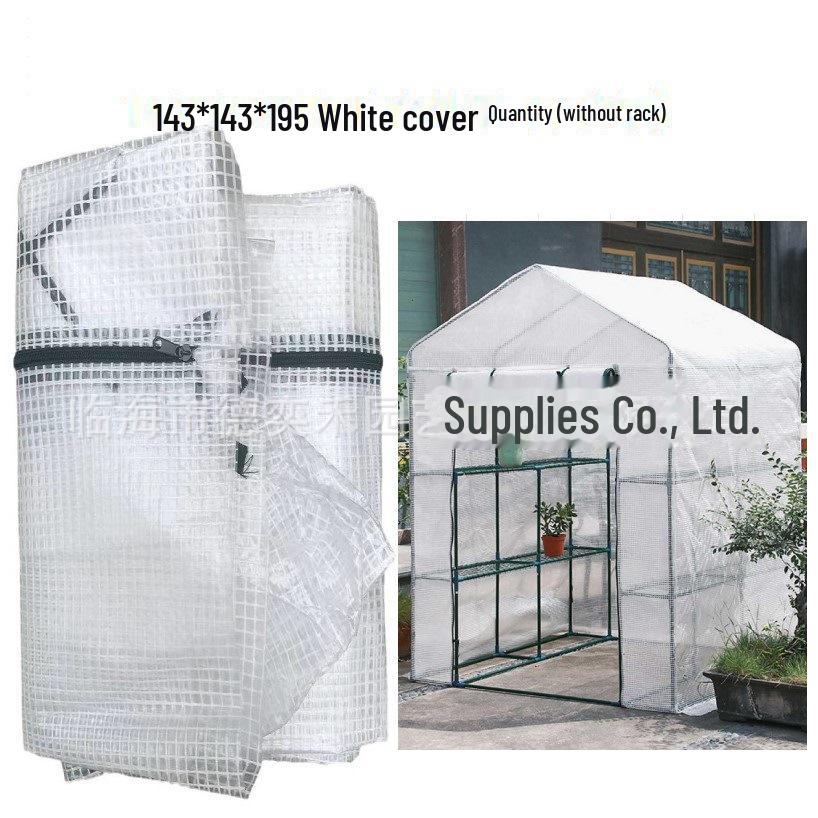 Walk-In Greenhouse with PE/PVC Cover – Ideal for Flowers and Succulents