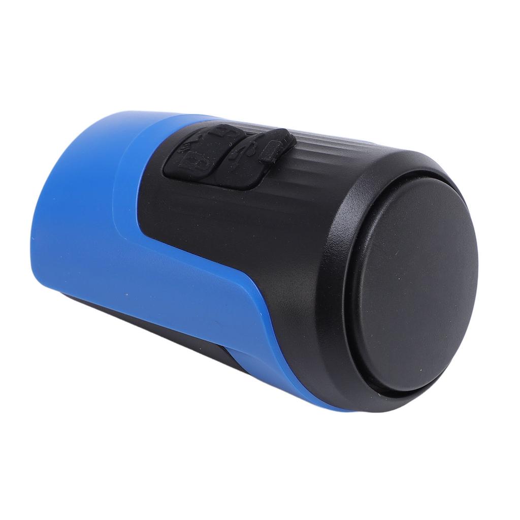 Electric Cycle Horn Blue 125dB Loud Anti Theft IPX5 Rain Proof Rechargeable Cycle Horn for Cycling