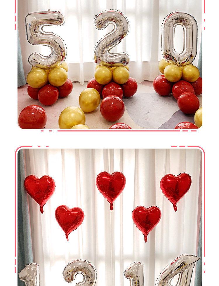 Romantic LOVE Balloon Set for Proposal, Birthday, or Wedding Room Decoration