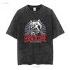 100 HARDCORE T Shirt Dog 1 Black Mens Gabber Pitbull vintage Washed homme Top For Everyday Wear Stretched Stylish Breathable