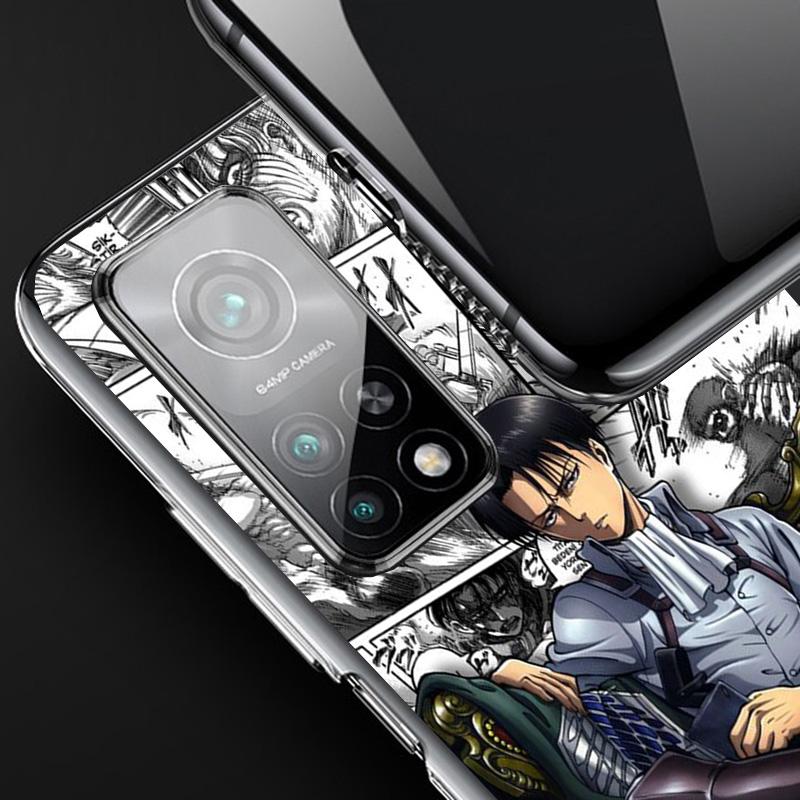 Attack Anime Phone Case For Xiaomi Redmi Note 15 14 13 12S 12 11 Pro Plus 14S 11S 11E 10 10S 11T 5G Personalized Cover Redmi Not