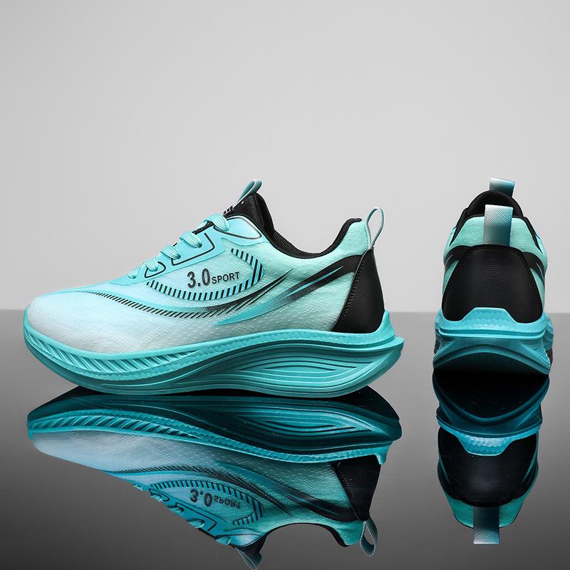 Racing running shoes men's ultra-light soft-soled sports shoes student skipping rope shock-absorbing shoes marathon running shoes Jinjiang shoes