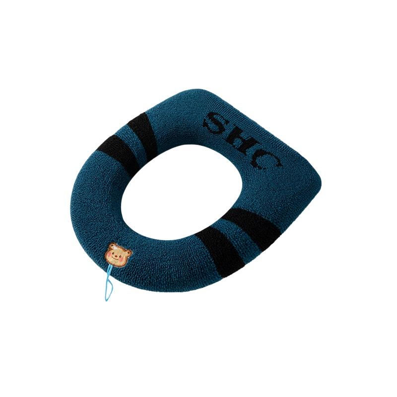 1Pcs Bathroom Toilet Seat Cover Soft Warmer Washable Mat Pad Cushion Comfortable Hygiene Protector for Home Hotel Commercial Use