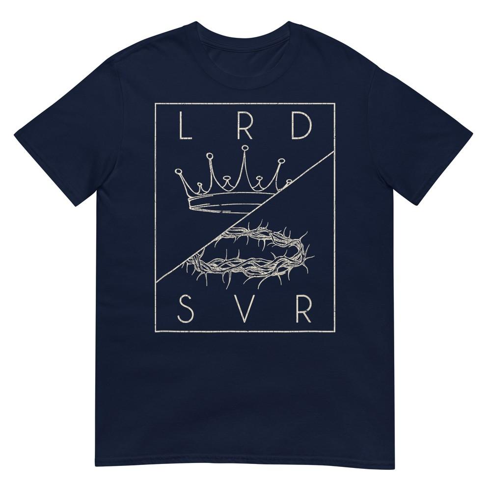 Vintage Retro Jesus Christian Lord Savior Graphic TShirt S
