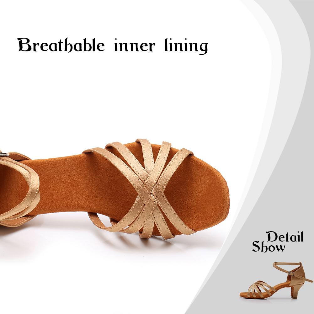 Frauen Ballsaal Latein Tango Tanzschuhe Salsa High Heels 5CM